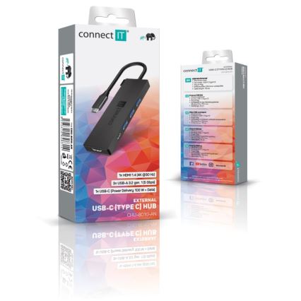 CONNECT IT CHU-8010-AN - Hub USB-C 5en1