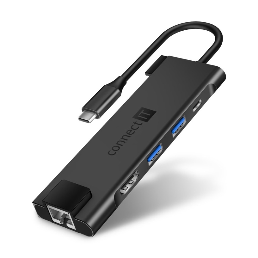 CONNECT IT CHU-8020-AN - Hub USB-C 5en1