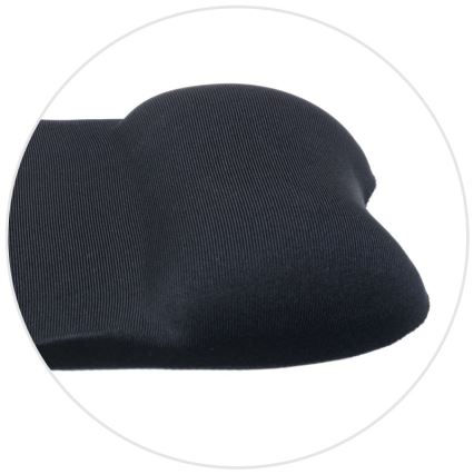 CONNECT IT CI-501 - Tapis de souris avec repose-poignets en mousse à mémoire de forme