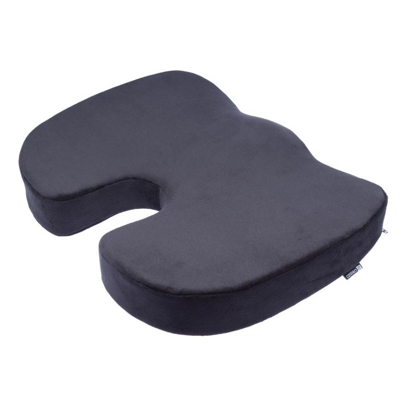 CONNECT IT CI-528 - Coussin de chaise ergonomique noir
