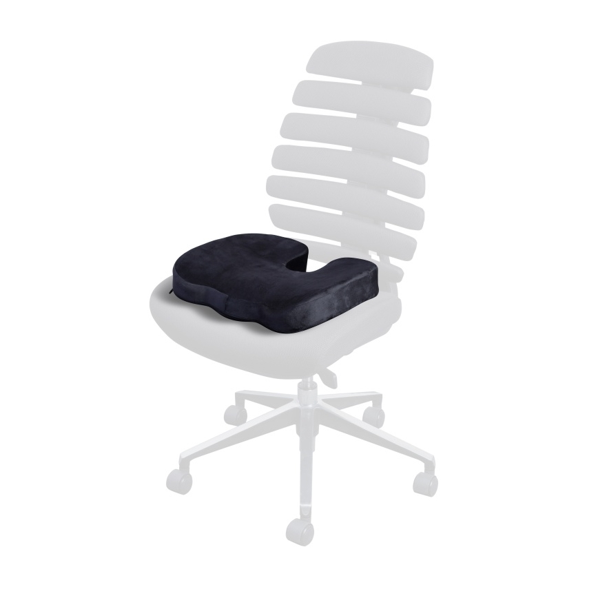 CONNECT IT CI-528 - Coussin de chaise ergonomique noir