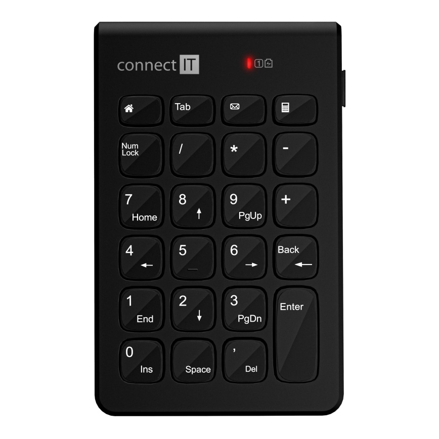 CONNECT IT CKB-0062-BK - Clavier numérique sans fil 1xAAA noir