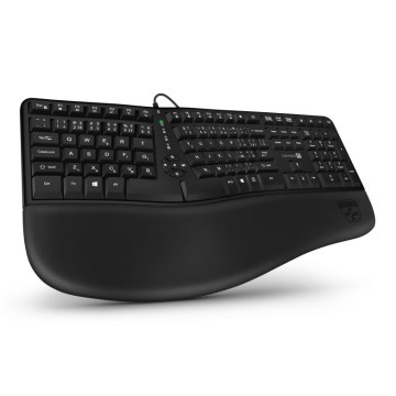 CONNECT IT CKB-2800-CS - Clavier sans fil ergonomique avec localisation CZ/SK noir