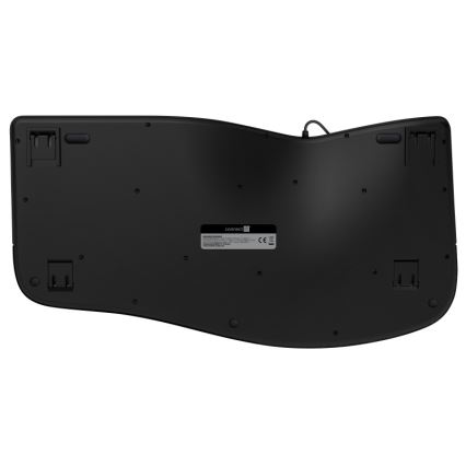 CONNECT IT CKB-2800-CS - Clavier sans fil ergonomique avec localisation CZ/SK noir