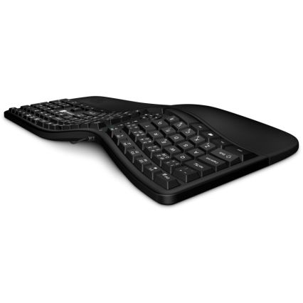 CONNECT IT CKB-2800-CS - Clavier sans fil ergonomique avec localisation CZ/SK noir