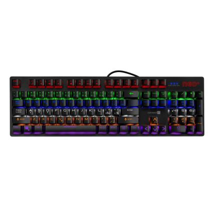 CONNECT IT CKB-3591-CS - Clavier gaming filaire LED RGB avec localisation CZ/SK noir + rouge cadre