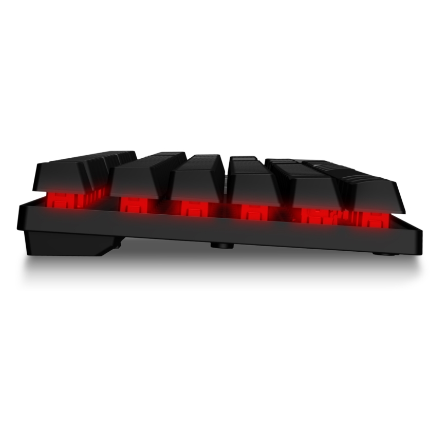 CONNECT IT CKM-3200-CS - Clavier de jeu filaire LED RGB et souris de jeu 1200/1800/2400/3600 DPI avec localisation CZ/SK noir