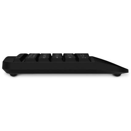 CONNECT IT CKM-6010-CS - Clavier sans fil ergonomique et souris 800/1200/1600/2400 DPI avec localisation CZ/SK 1xAA + 2xAAA noir