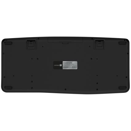 CONNECT IT CKM-6010-CS - Clavier sans fil ergonomique et souris 800/1200/1600/2400 DPI avec localisation CZ/SK 1xAA + 2xAAA noir