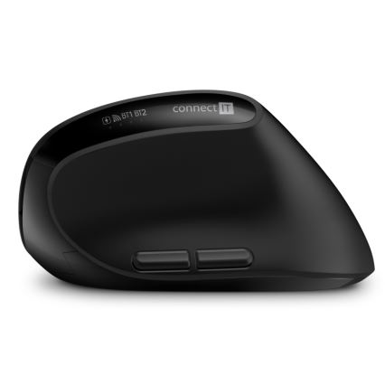 CONNECT IT CKM-6010-CS - Clavier sans fil ergonomique et souris 800/1200/1600/2400 DPI avec localisation CZ/SK 1xAA + 2xAAA noir