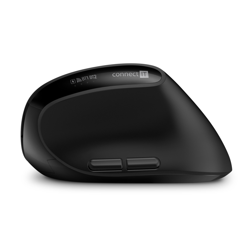 CONNECT IT CKM-6010-CS - Clavier sans fil ergonomique et souris 800/1200/1600/2400 DPI avec localisation CZ/SK 1xAA + 2xAAA noir