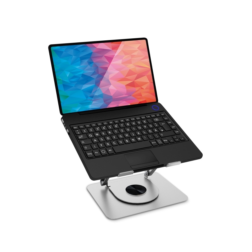 CONNECT IT CMF-2100-SL - Support pivotant pour ordinateur portable argent
