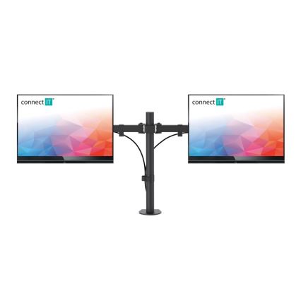 CONNECT IT CMF-3203-BK - Support universel pour 2 écrans 13-32” noir