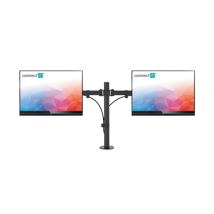 CONNECT IT CMF-3203-BK - Support universel pour 2 écrans 13-32” noir