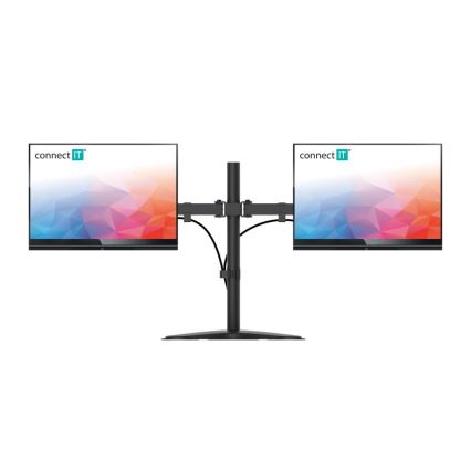 CONNECT IT CMF-3204-BK - Support universel pour 2 écrans 13-32” noir