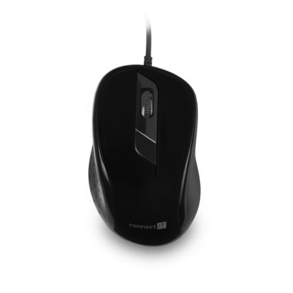 CONNECT IT CMO-1200-BK - Souris filaire 1000 DPI noir