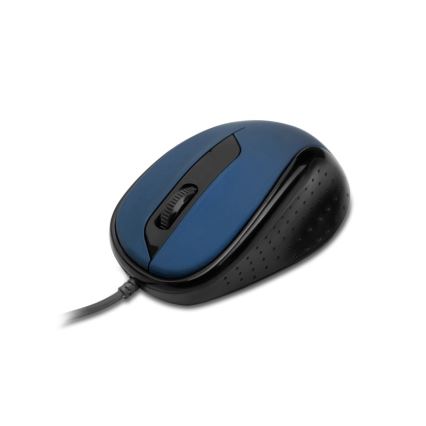 CONNECT IT CMO-1200-BL - Souris filaire 1000 DPI noir/bleu