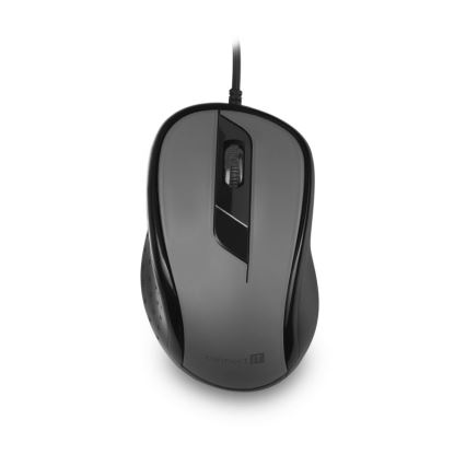 CONNECT IT CMO-1200-GY - Souris filaire 1000 DPI noir/gris
