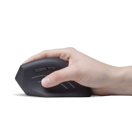 CONNECT IT CMO-2510-BK - Souris sans fil ergonomique Verti Wireless 800/1200/1600 PPP 2x AAA noire