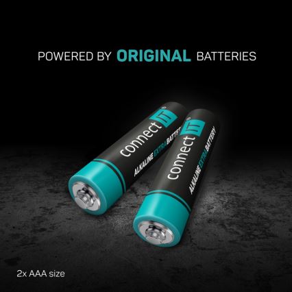 CONNECT IT CMO-2510-BK - Souris sans fil ergonomique Verti Wireless 800/1200/1600 PPP 2x AAA noire