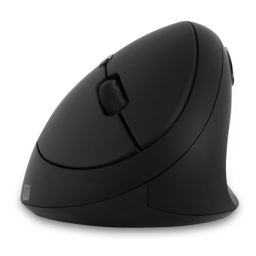 CONNECT IT CMO-2600-BK - Souris sans fil ergonomique 800/1200/1600 DPI, 1 pile AA, noire