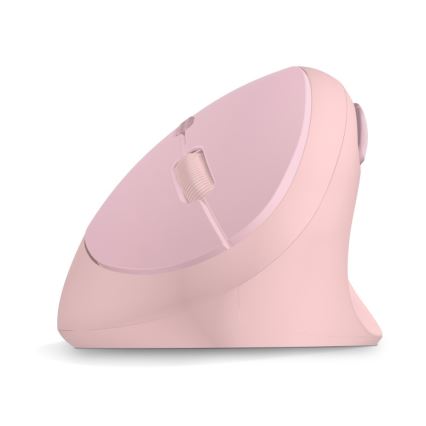 CONNECT IT CMO-2600-PK - Souris sans fil ergonomique 800/1200/1600 DPI, 1 pile AA, rose