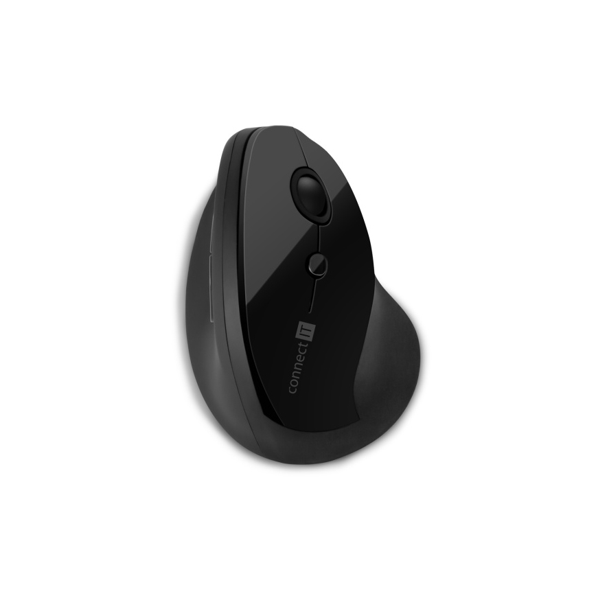 CONNECT IT CMO-2700-BK - Souris sans fil ergonomique 800/1200/1600 DPI 1xAA noir