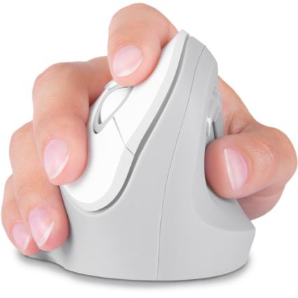 CONNECT IT CMO-2700-WH - Souris sans fil ergonomique 800/1200/1600 DPI 1xAA blanc