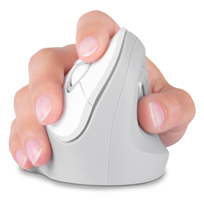 CONNECT IT CMO-2700-WH - Souris sans fil ergonomique 800/1200/1600 DPI 1xAA blanc