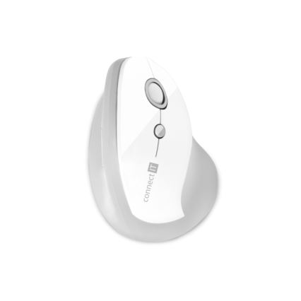 CONNECT IT CMO-2700-WH - Souris sans fil ergonomique 800/1200/1600 DPI 1xAA blanc