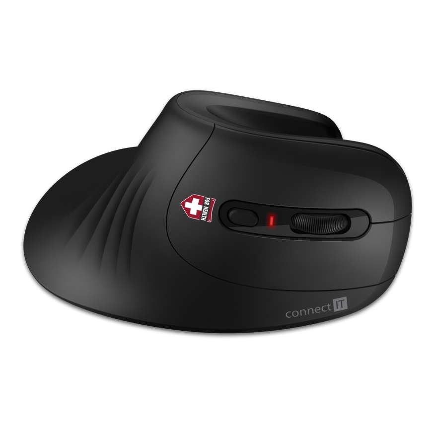 CONNECT IT CMO-2900-BK - Souris sans fil ergonomique 800/1200/1600 DPI 1xAA noir