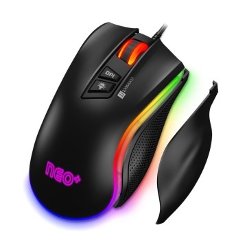 CONNECT IT CMO-3591-BK - Souris de jeu filaire LED RGB 500-7200 DPI noir