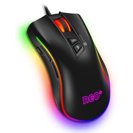 CONNECT IT CMO-3591-BK - Souris de jeu filaire LED RGB 500-7200 DPI noir