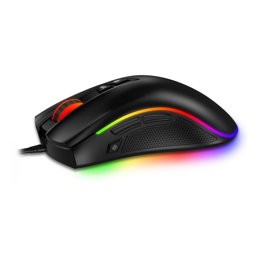 CONNECT IT CMO-3591-BK - Souris de jeu filaire LED RGB 500-7200 DPI noir