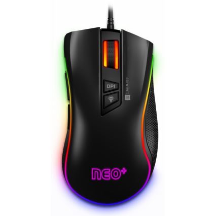 CONNECT IT CMO-3591-BK - Souris de jeu filaire LED RGB 500-7200 DPI noir