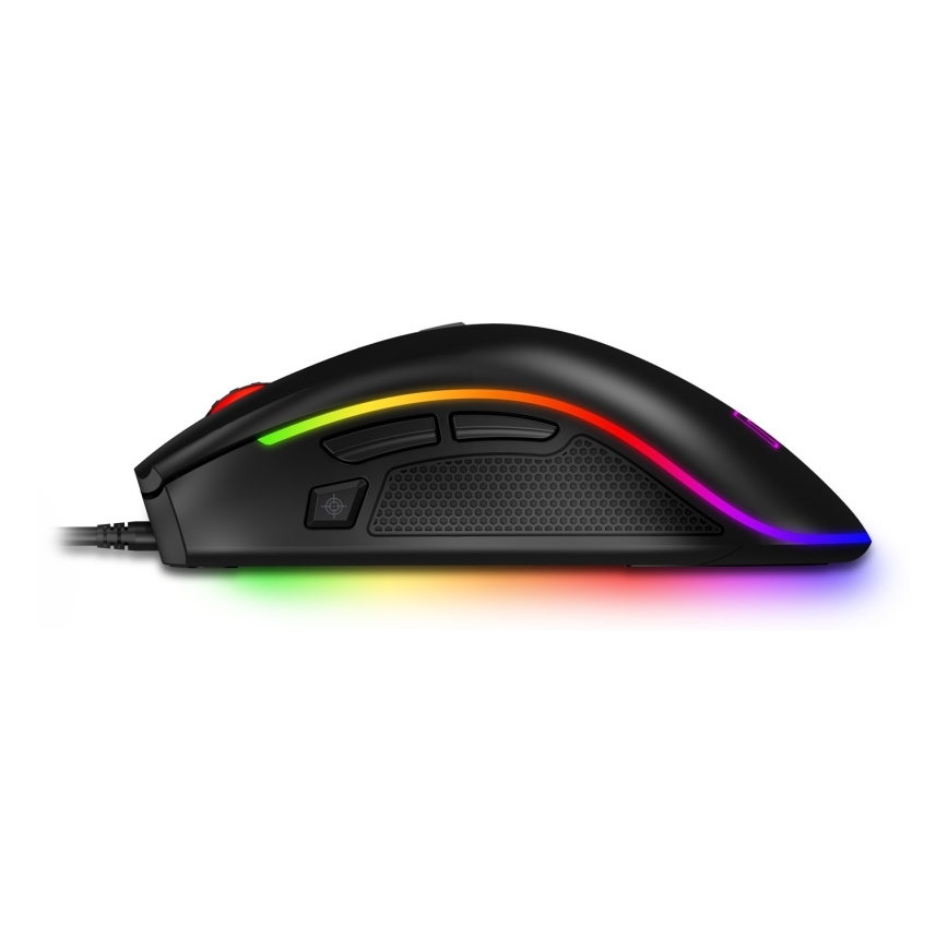 CONNECT IT CMO-3591-BK - Souris de jeu filaire LED RGB 500-7200 DPI noir