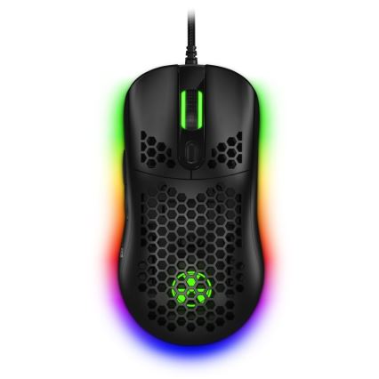 CONNECT IT CMO-5511-BK - Souris de jeu filaire LED RGB 200-12800 DPI noir