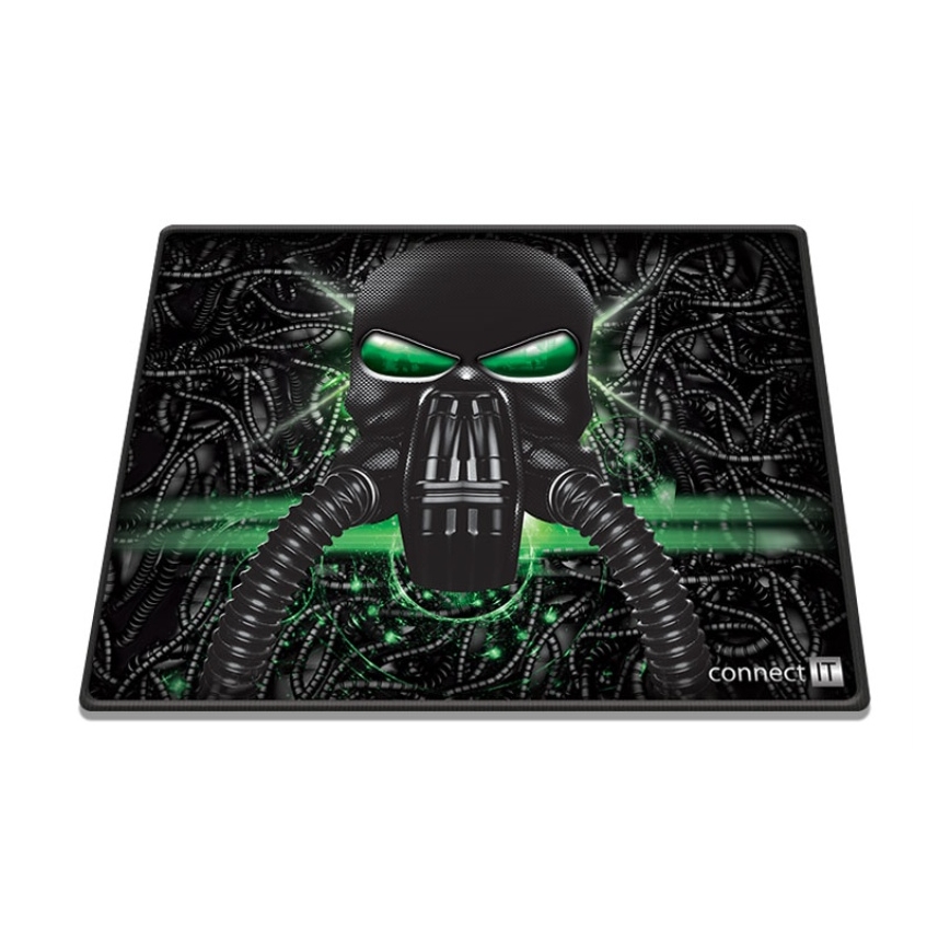 CONNECT IT CMP-1100-SM - Tapis de souris 32x24,5 cm noir/vert