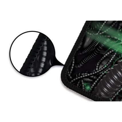 CONNECT IT CMP-1100-SM - Tapis de souris 32x24,5 cm noir/vert