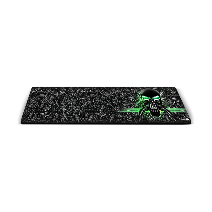 CONNECT IT CMP-1110-LG - Tapis de clavier et souris 88,6x24,5 cm noir/vert