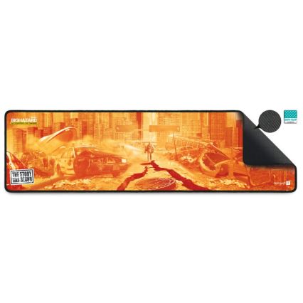 CONNECT IT CMP-1140-LG - Tapis de clavier et souris 88,6x24,5 cm orange