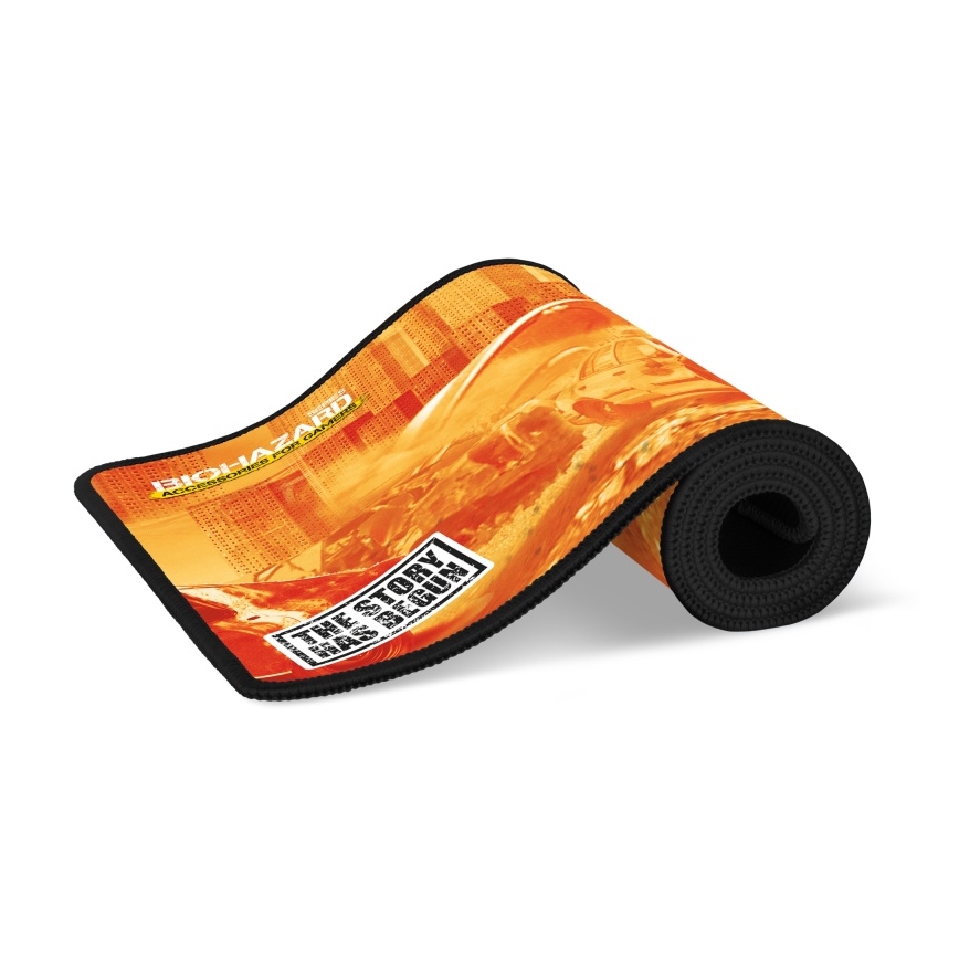 CONNECT IT CMP-1140-LG - Tapis de clavier et souris 88,6x24,5 cm orange