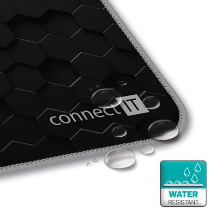 CONNECT IT CMP-2000-XL - Tapis de clavier et souris 79,5x34,5 cm noir