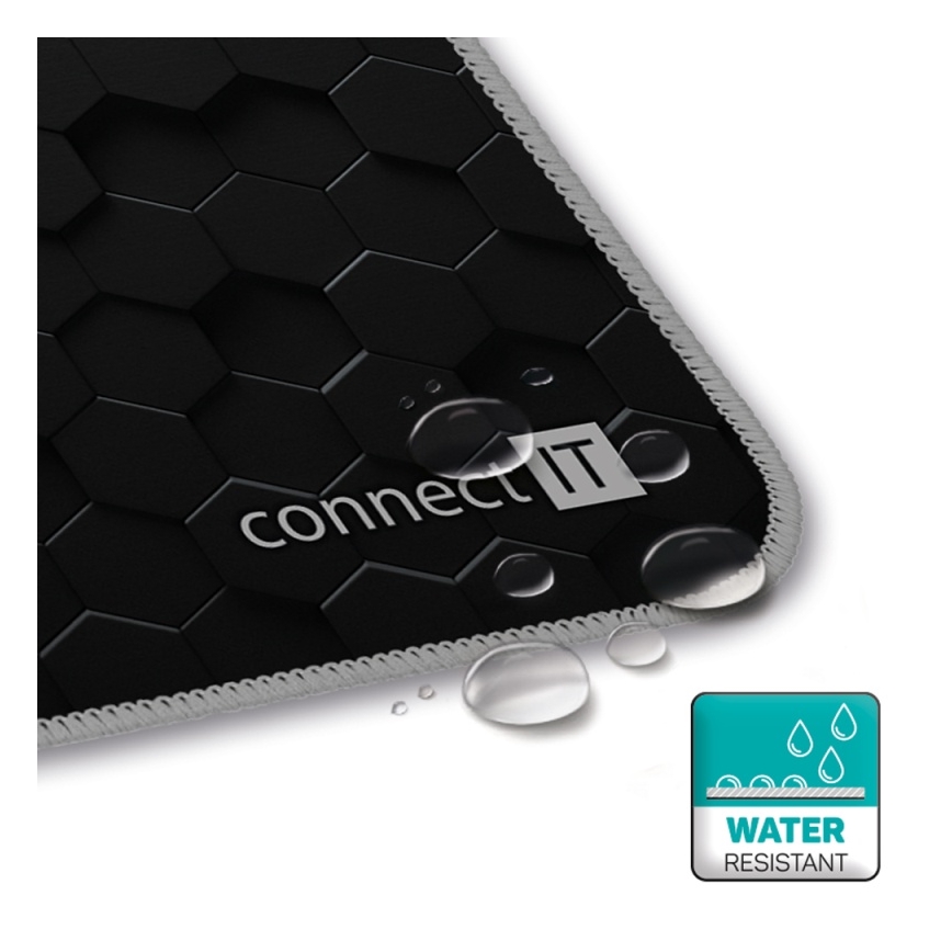 CONNECT IT CMP-2000-XL - Tapis de clavier et souris 79,5x34,5 cm noir