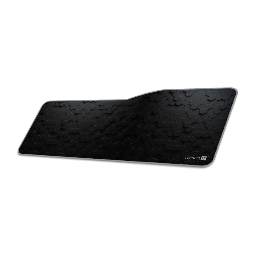 CONNECT IT CMP-2000-XL - Tapis de clavier et souris 79,5x34,5 cm noir