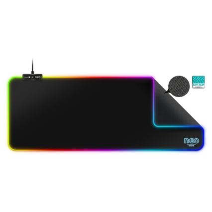 CONNECT IT CMP-3100-LG - LED RGB Gaming keyboard et souris pad 80x30 cm noir