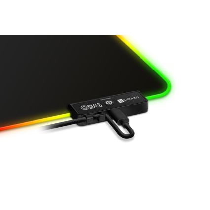 CONNECT IT CMP-3100-LG - LED RGB Gaming keyboard et souris pad 80x30 cm noir
