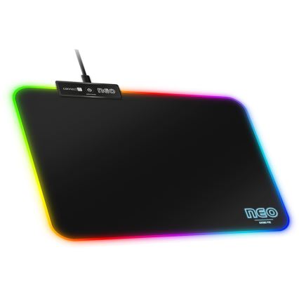 CONNECT IT CMP-3100-SM - LED RGB Souris gaming pad 32x24,5 cm noir