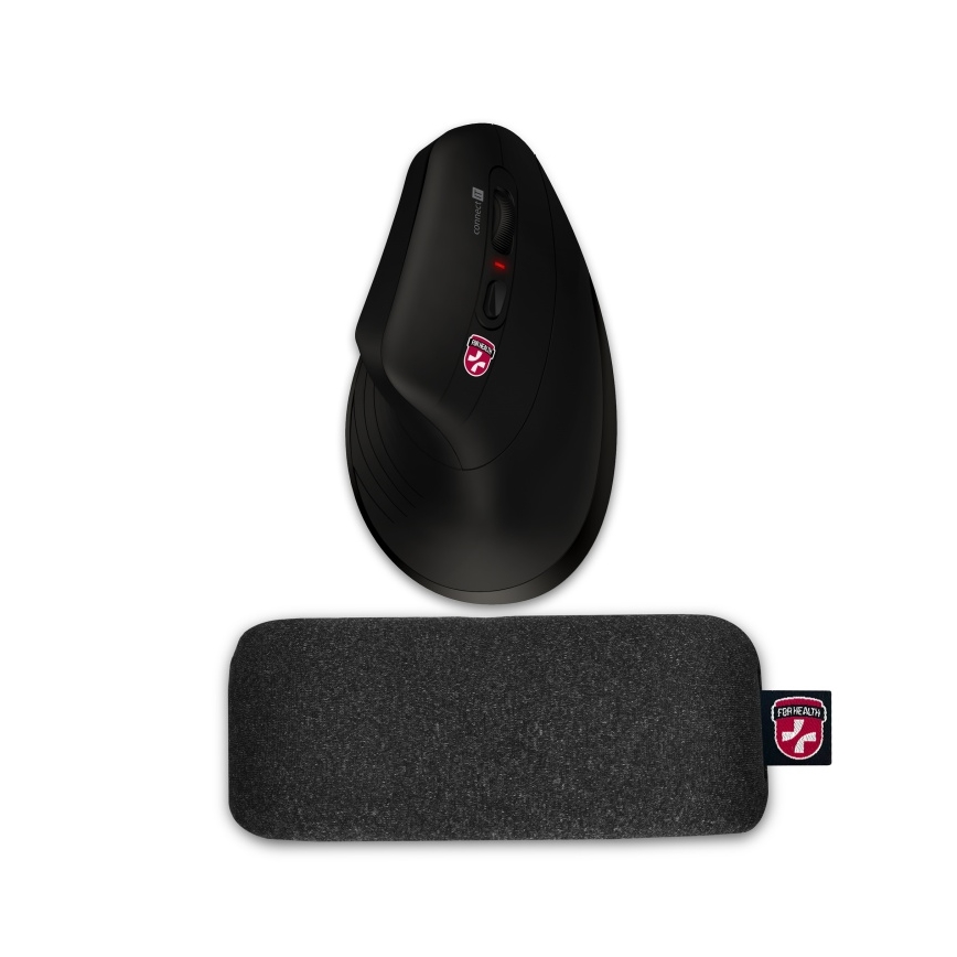 CONNECT IT CMP-4010-BK - Repose-poignets avec remplissage à boule