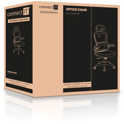 CONNECT IT COC-2500-BK - Chaise de bureau ForHealth DeltaPro noire